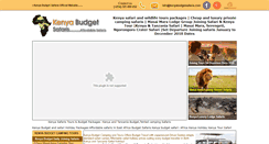 Desktop Screenshot of kenyabudgetsafaris.com